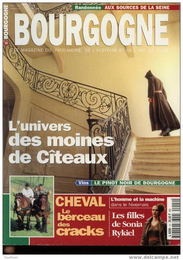 Bourgogne Magazine N° 14 Citeaux Pinot Rykiel Grivot Nivernais St Seine L´abbaye - Géographie