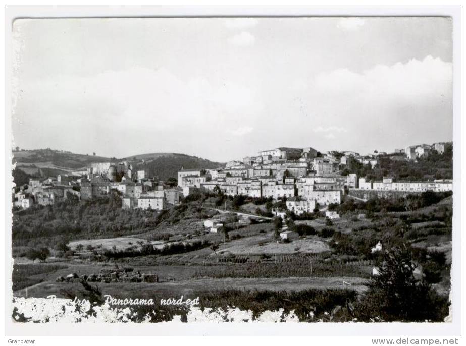 BONEFRO, PANORAMA, B/N, VG 1966   **** - Campobasso