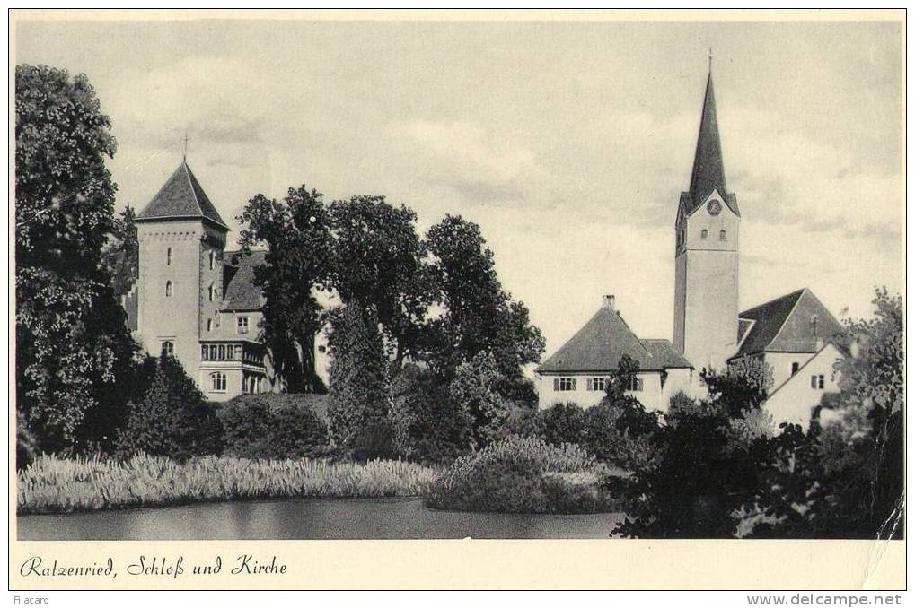 10847   Germania  Ratzenried , SchloS  Und Kirche  VG  1954 - Ravensburg