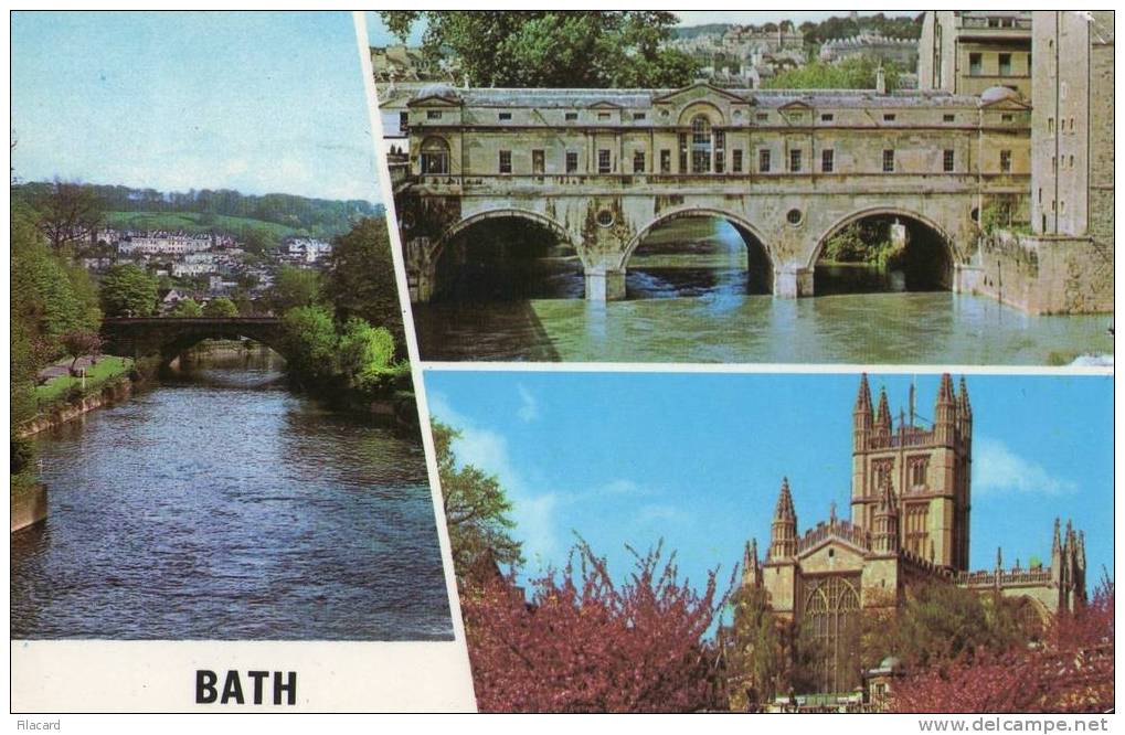 10850   Regno  Unito  Bath  The  River Avon  Pulteney  Bridge, The  Abbey  VG - Bath