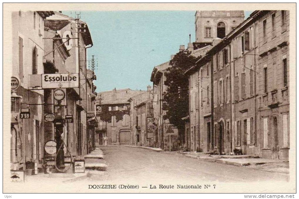 CPA - 26 - DONZERE - La Route Nationale N° 7 - 891 - Donzere