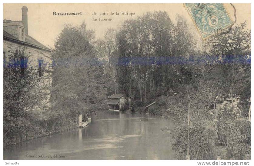 Bazancourt - Un Coin De La Suippe Le Lavoir - Bazancourt