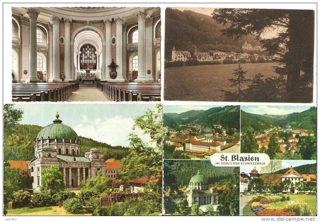 St. Blasien Hochschwarzwald, 7 Ansichtskarten Ab 1912 - St. Blasien