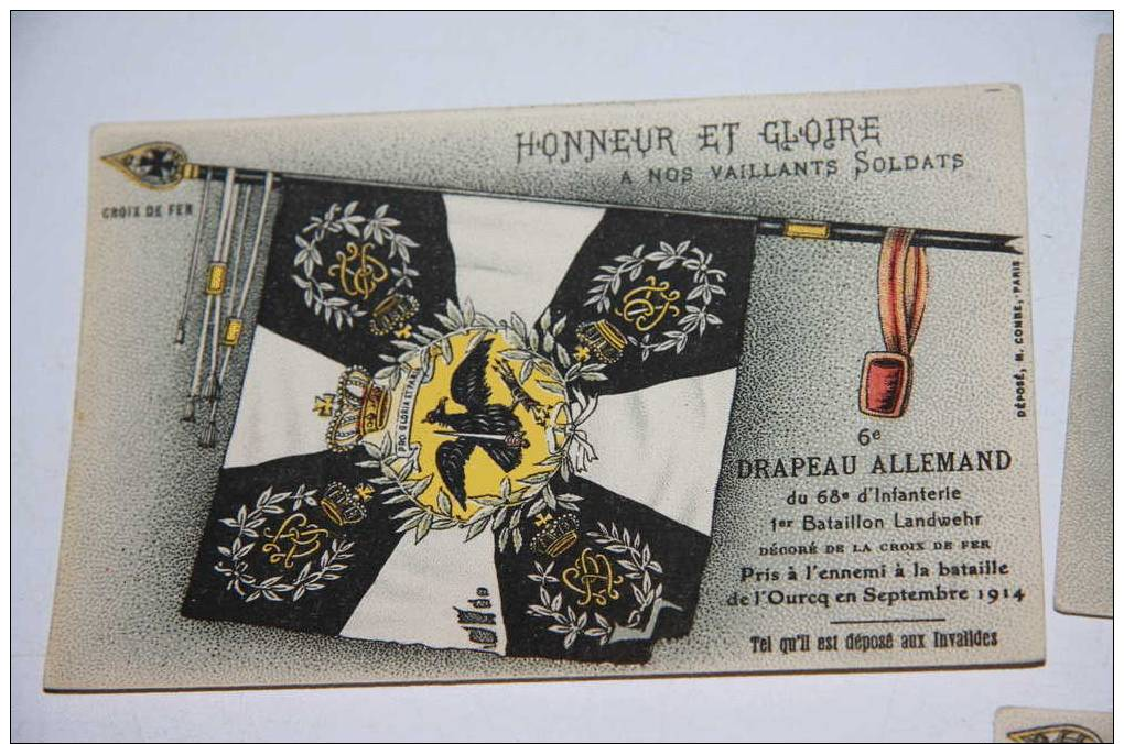 Militaria   Drapeau - Honneur Et Gloire 6 Eme Drapeau Allemand - Patriotiques