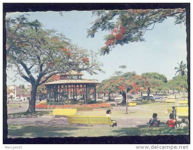 Nouméa Le Kiosque à Musique édit.ballande N° 26 Timbres Cachet Tontouta Aérogare - Nouvelle Calédonie