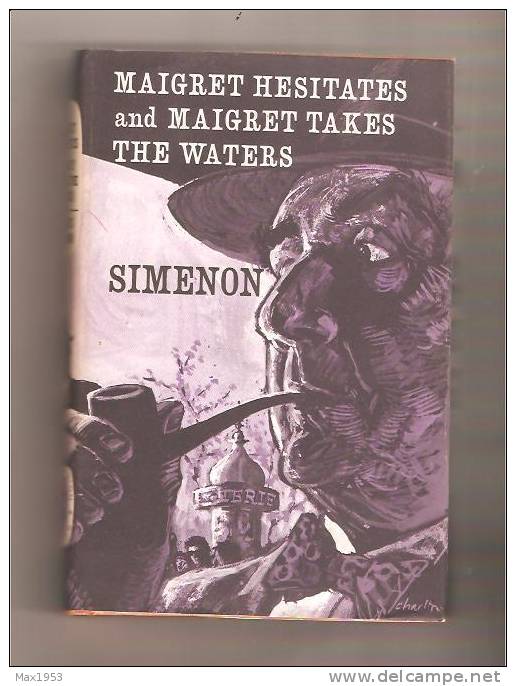 SIMENON MAIGRET HESITATES And MAIGRET TAKES THE WATERS, The Companion Book Club, London, 1971 - Simenon