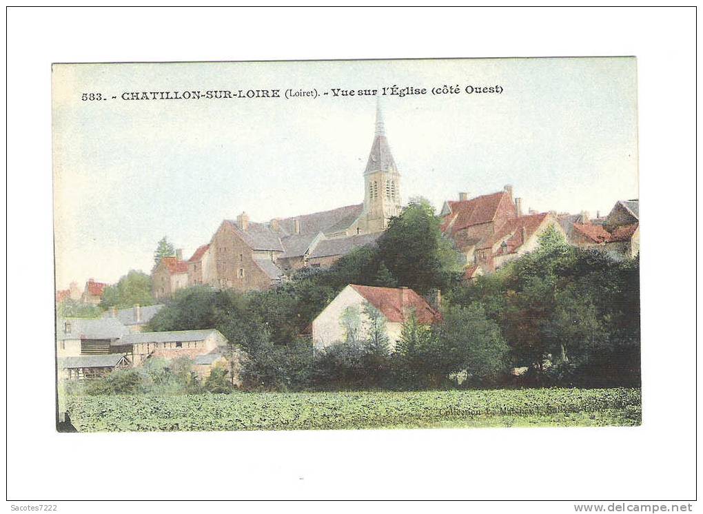 CHATILLON SUR LOIRE - Vue Sur L'église - - Chatillon Sur Loire