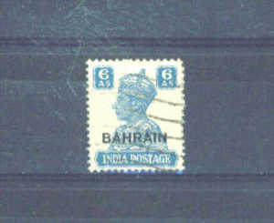 BAHRAIN - 1942 George VI 6a FU - Bahrain (...-1965)