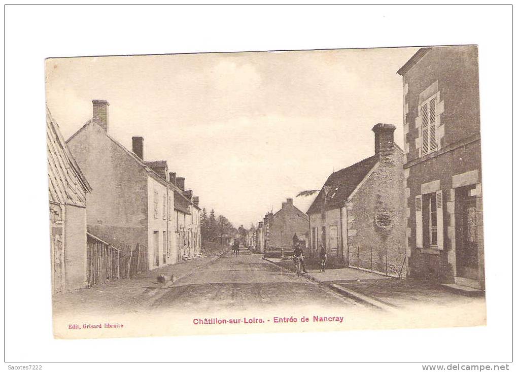 CHATILLON SUR LOIRE -    Entrée De  NANCRAY - Chatillon Sur Loire