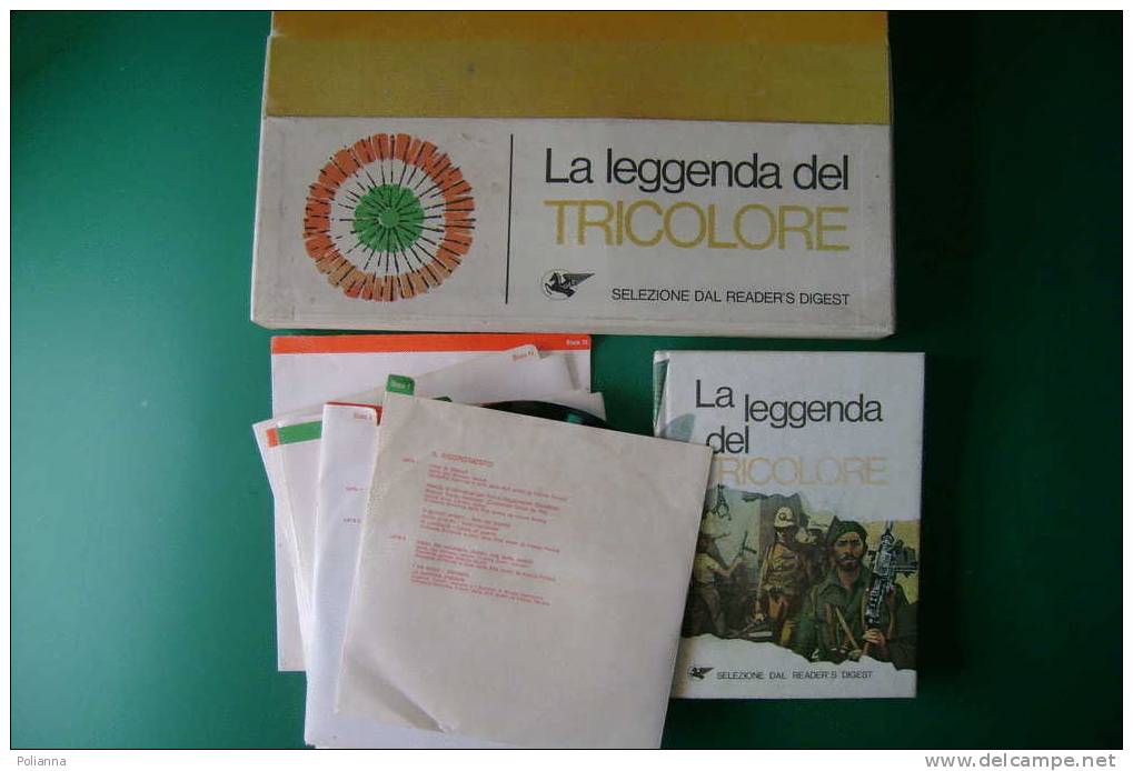 PDK/41  LEGGENDA DEL TRICOLORE Reader´s Digest 1970 /dischi In Vinile 45 Giri/CANTI E INNI Dell´ITALIA/ ESERCITO - History, Biography, Philosophy