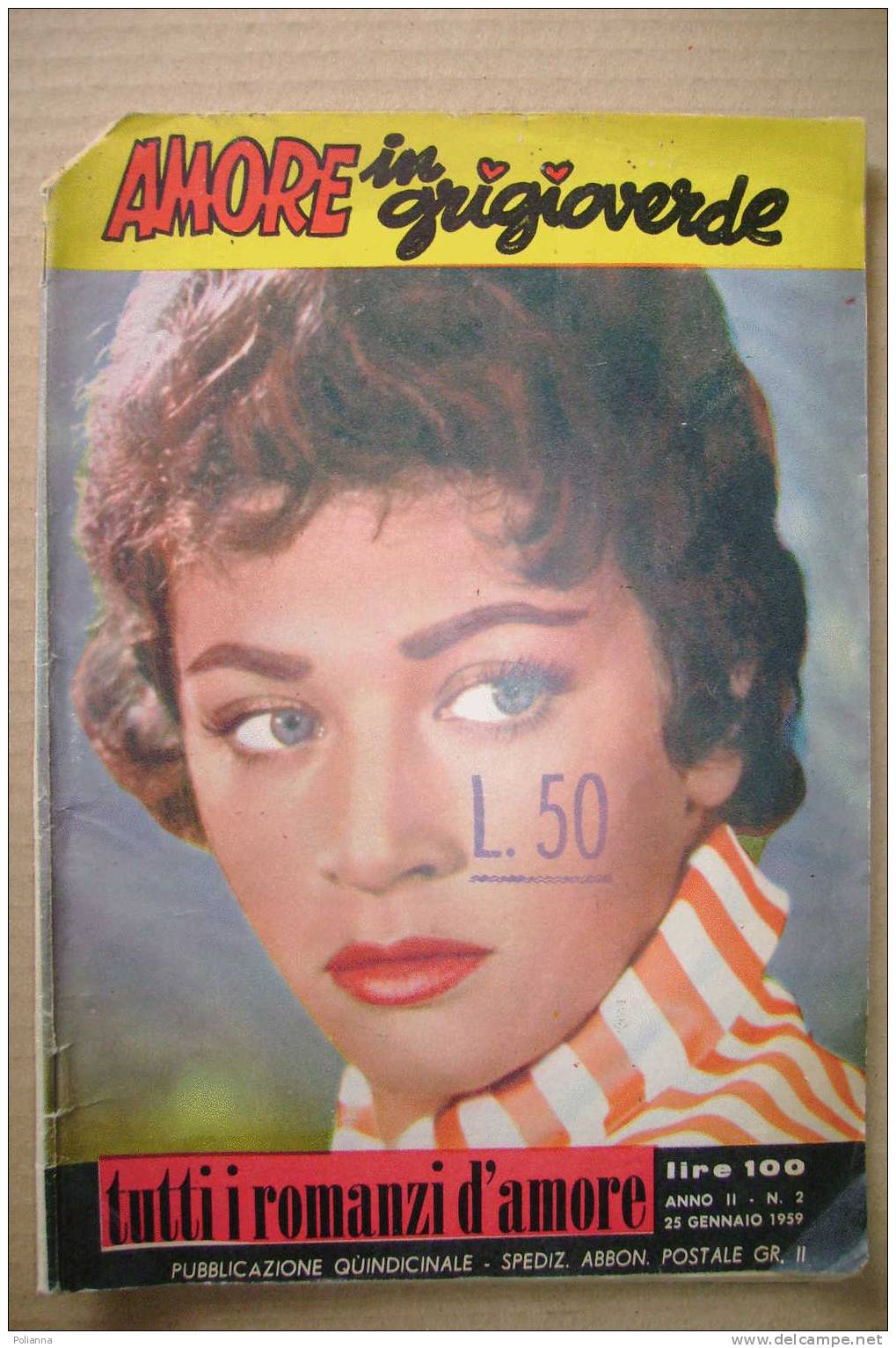 PDK/45 Cineromanzo AMORE IN GRIGIOVERDE Con Victor Macture - Lucille Ball 1959/Irene Cefaro - Cinema