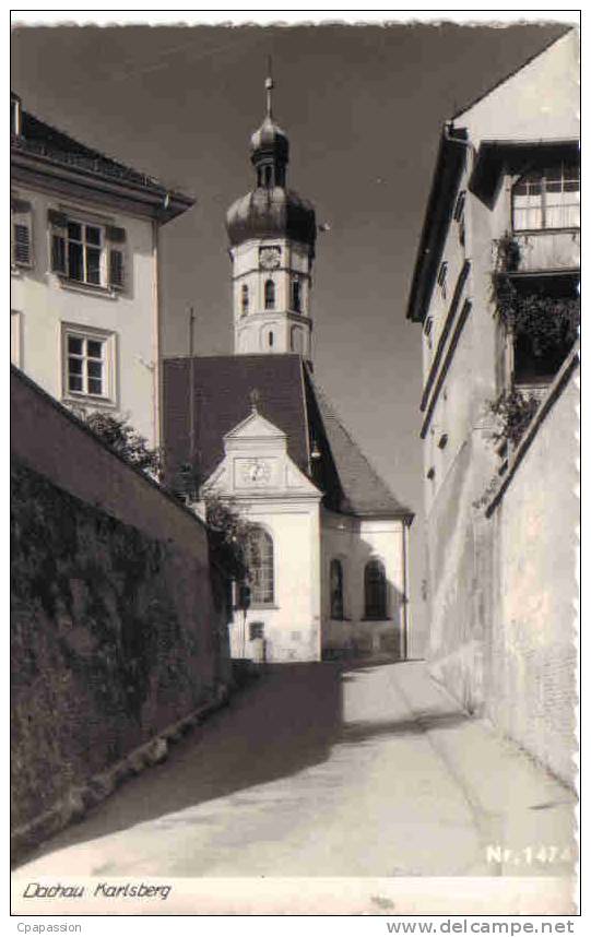 DEUTSCHLAND   - Bavière- DACHAU- Karlsberg- Cpsm -voyagée- PAYPAL FREE - Dachau