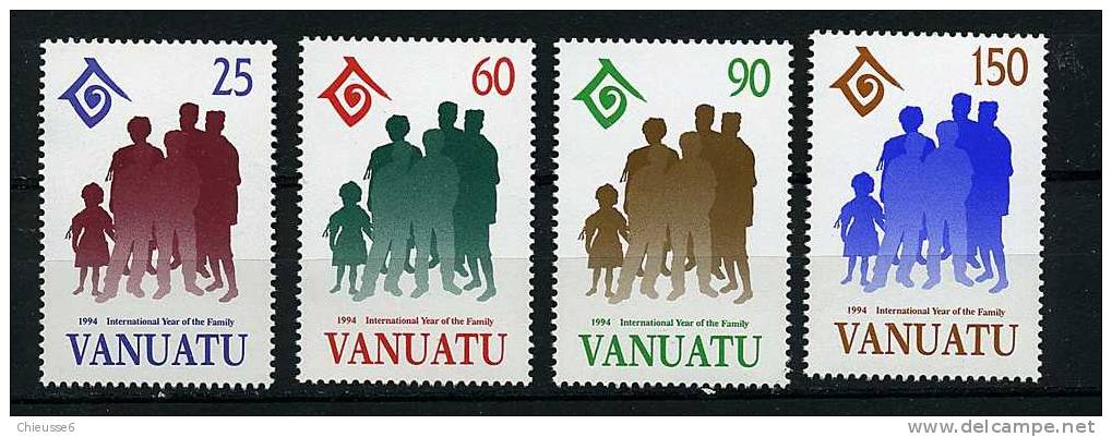 Vanuatu ** N° 947 à 950 - Année Internationale De La Famille - Vanuatu (1980-...)
