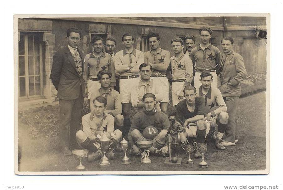 -  Erquelinnes  - Arts Et Métiers  -  Carte Photo - Equipe 1 ère 1927/28 - Erquelinnes