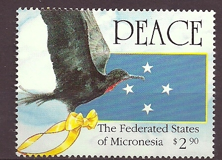 Micronesia 1991 Birds Oiseaux  Aves Fregata Operations Desert Shield And Desert Storm MNH - Marine Web-footed Birds