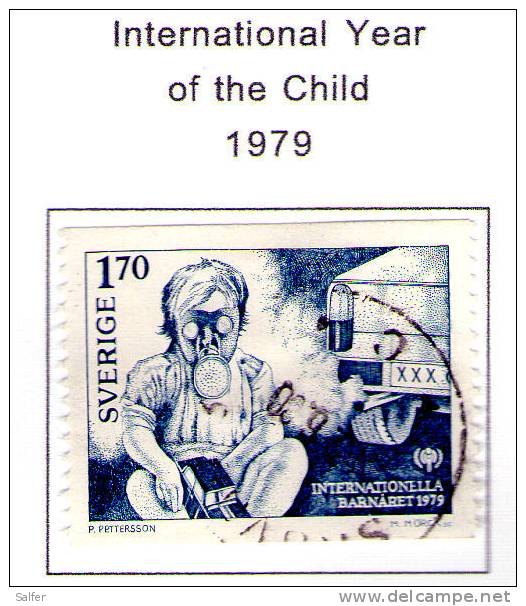 SCHWEDEN / SWEDEN / SVEZIA 1979 International Year Of The Child  Gest / Used  / Usati - Gebraucht