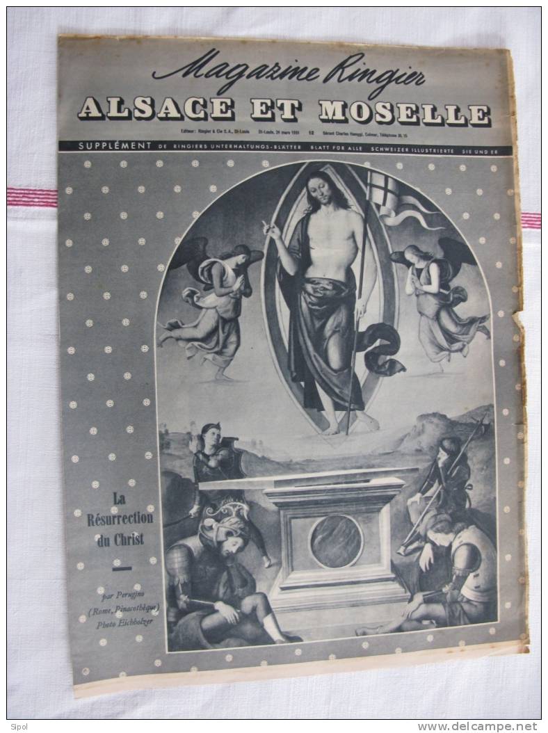 Ringiers Unterhaltungs-Blättert " Das Gelbe Heft " 24 März 1951 Nr 12 Der Osterhase = Supplément En Français - Hobby & Sammeln