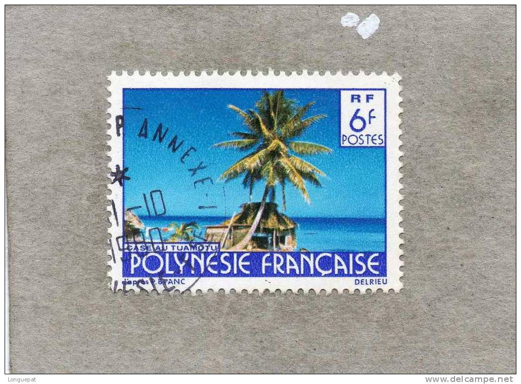 POLYNESIE Française : Case De TUAMOTU : Paysage De La Polynésie - - Oblitérés