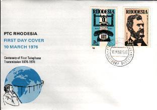 RHODESIA 1976 FDC Telephone # 305 - Telecom