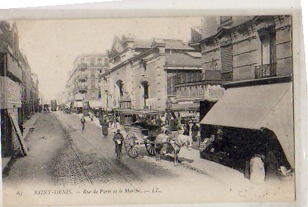 Saint Denis...Marché Et Rue Saint Denis - Saint Denis