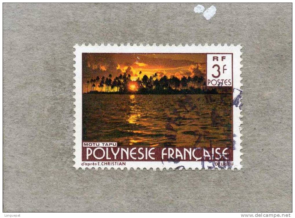 POLYNESIE Française : MOTU TAPU : Paysage De La Polynésie - Vacances - - Used Stamps