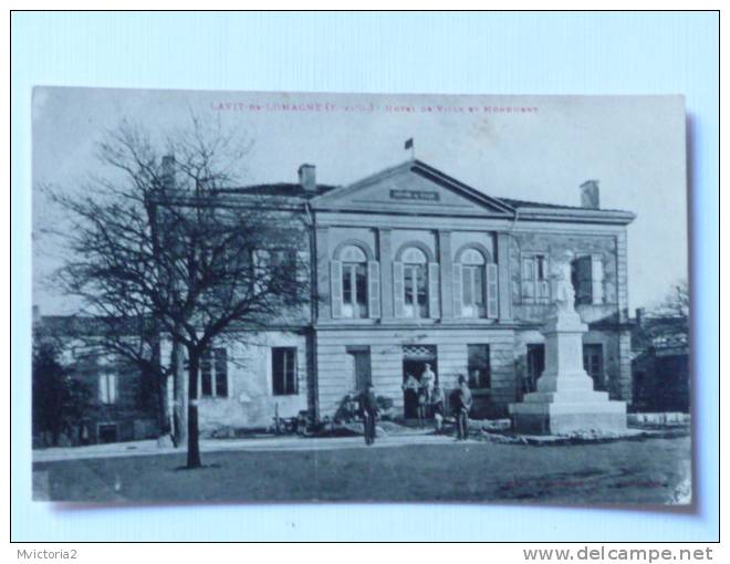 LAVIT DE LOMAGNE - Hotel De Ville Et Monument. - Lavit