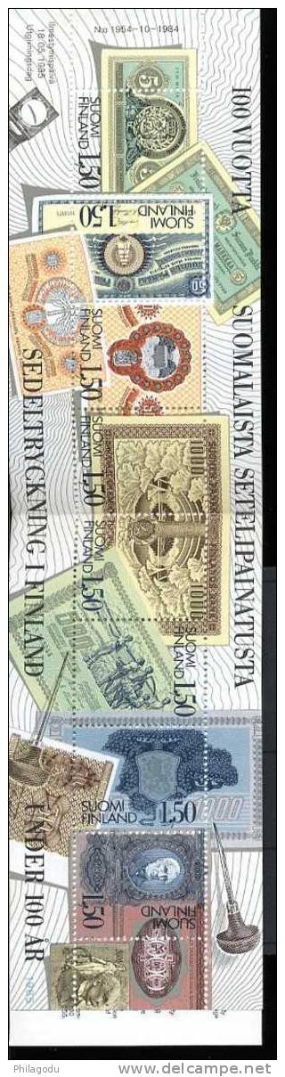 Banque Nationale Billets FINLANDE 2 Carnets  Superbe Gravure - Neufs