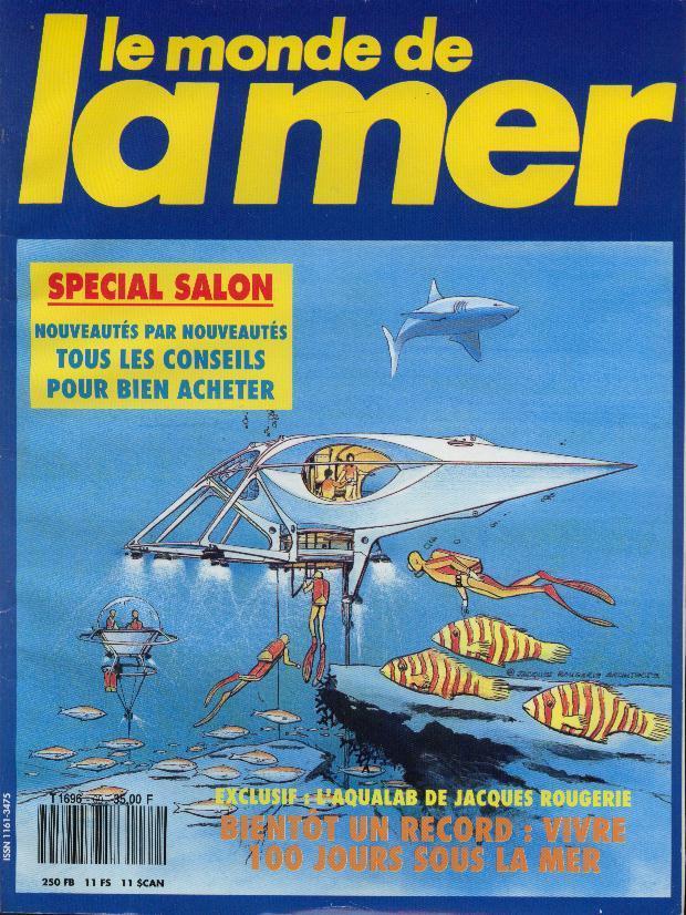 Monde De La Mer 69 12/93 Aqualab Rougerie Maurice Aboukir Bay Pennatules Salon Voyages Livres - Aardrijkskunde