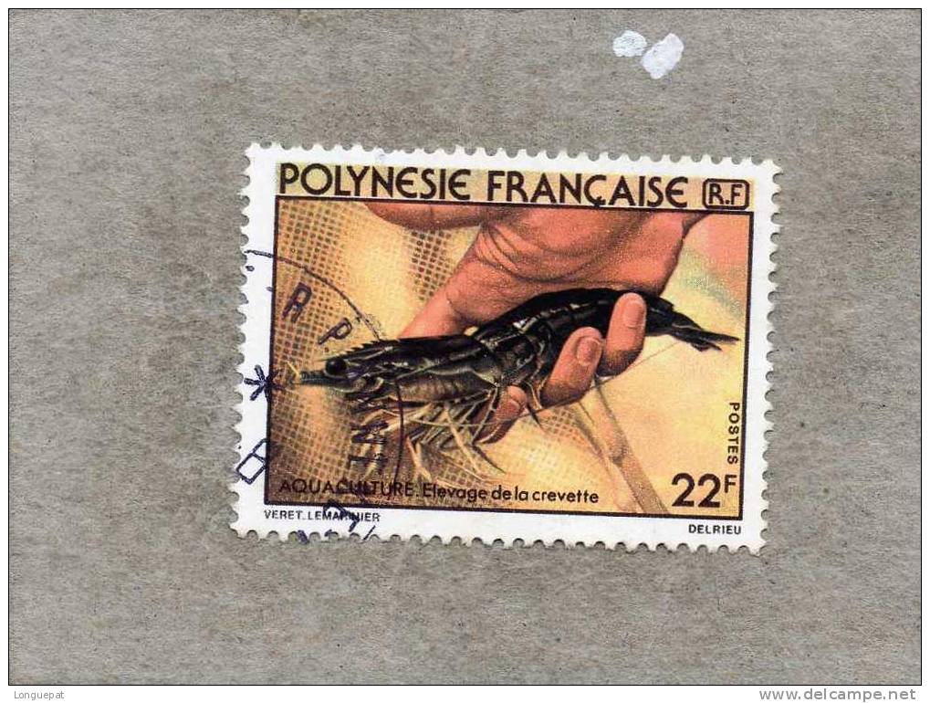 POLYNESIE Française : Aquaculture : Elevage De Crevettes - Recherche - Crustacées - - Gebruikt