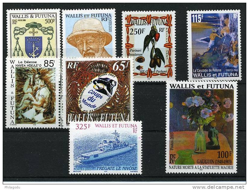 Wallis Futuna 2003**  Sur Base Faciale 1645F - Unused Stamps