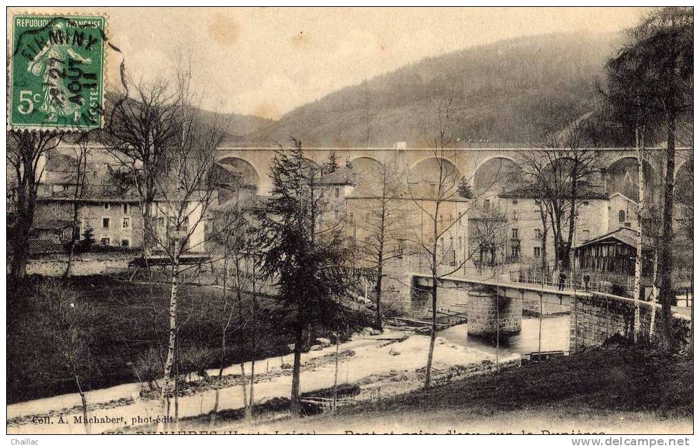 DUNIERES Pont Et Prise D'eau Sur La Dunières - Autres & Non Classés