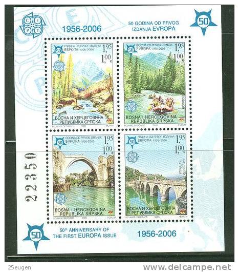 BOSNIA HERCEGOVINA  SERBIAN R. 2005  MICHEL NO: BL.13A    MNH - 2005