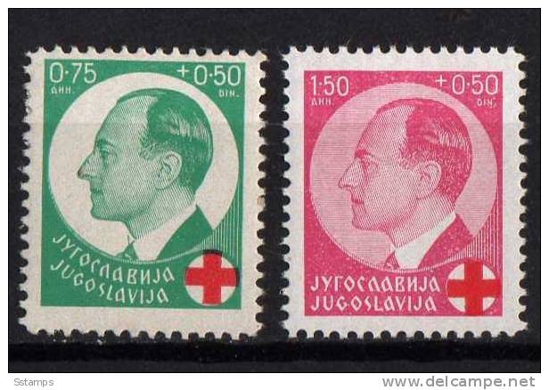 U-52  JUGOSLAVIA KINGDOM REGNO PERSONS RED CROSS NEVER HINGED - Ongebruikt