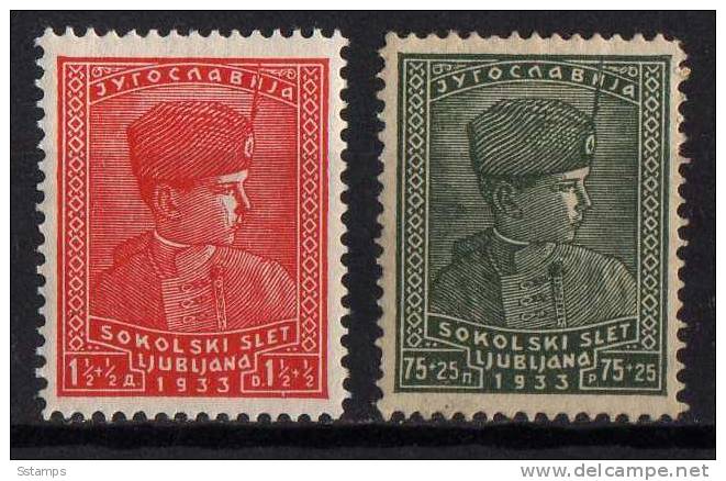 U-52  JUGOSLAVIA KINGDOM REGNO PERSONS SCOUTISMO  NEVER HINGED - Unused Stamps