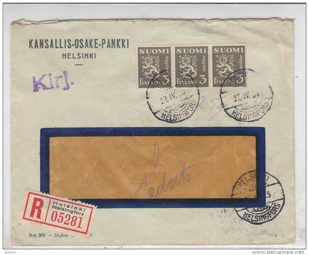 Finlande - Lettre Recommandée De 1929 - Covers & Documents
