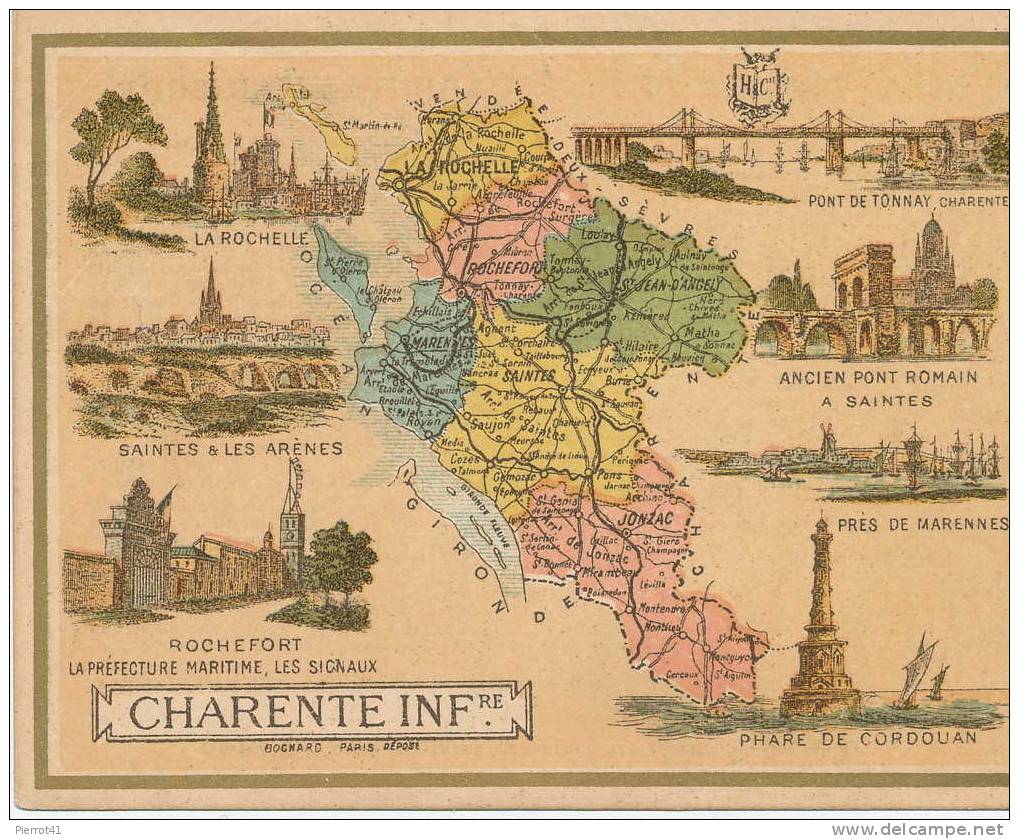 Chromo Du Département De La CHARENTE INFÉRIEURE - Autres & Non Classés