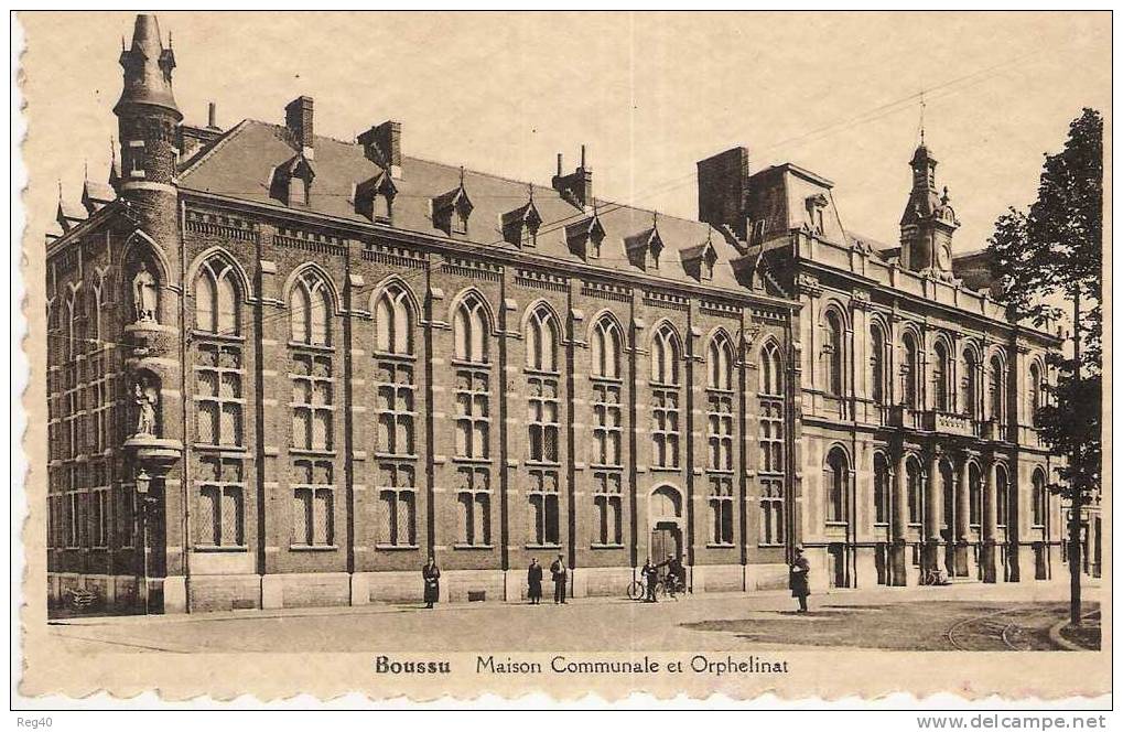 BELGIQUE  - Maison Communale Et Orphelinat - Boussu