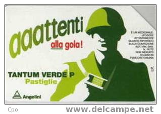 # ITALY 581 Tantum Verde P Pastiglie (31.12.98) 5000   Tres Bon Etat - Publiques Figurées Ordinaires