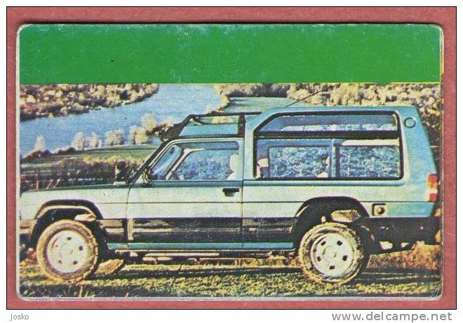 SIMCA - France ( Croatian Vintage Card ) Car Automobile Auto Cars Automobiles Autos Oldtimer Oldtimers - Sonstige & Ohne Zuordnung