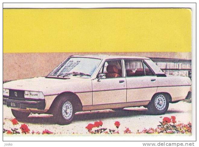 PEUGEOT 604  - France ( Croatian Vintage Card ) Car Automobile Auto Cars Automobiles Autos Oldtimer Oldtimers - Other & Unclassified