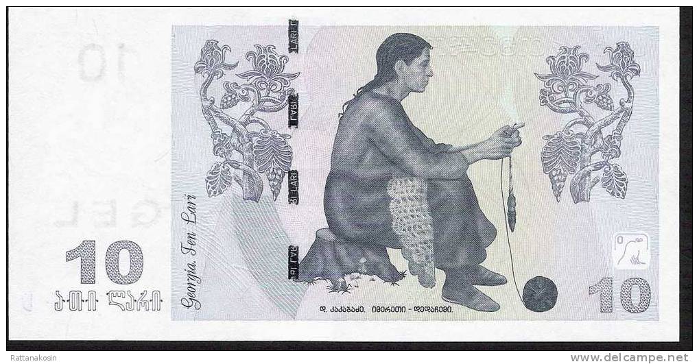 GEORGIE P71a   10  LARI    2002   UNC. - Georgien