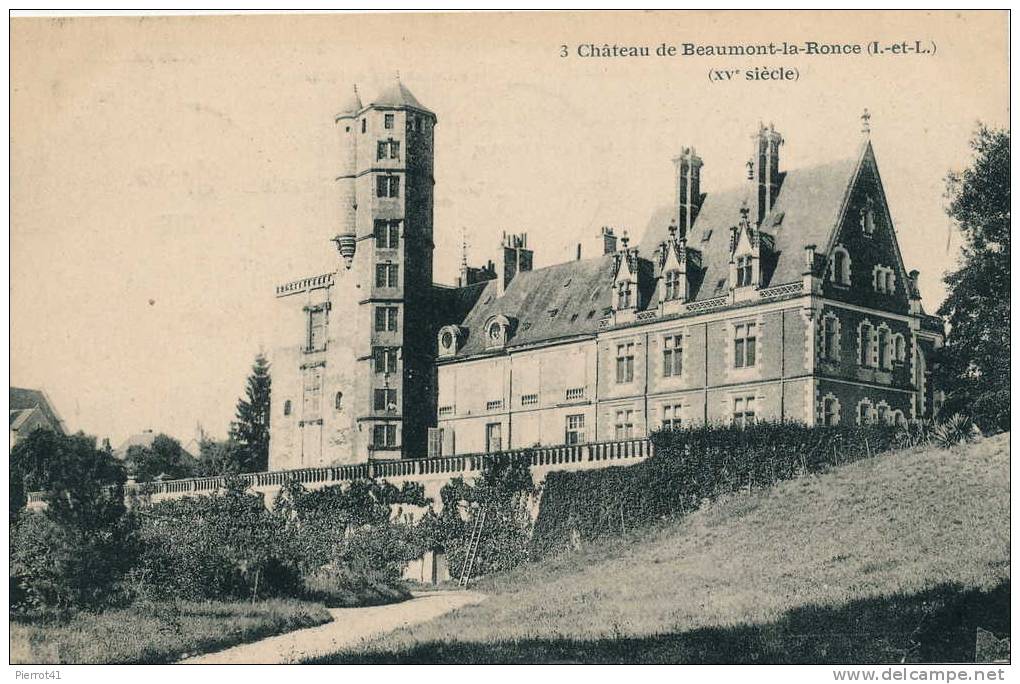 BEAUMONT-LA-RONCE  Le Château (XVème Siècle) - Beaumont-la-Ronce