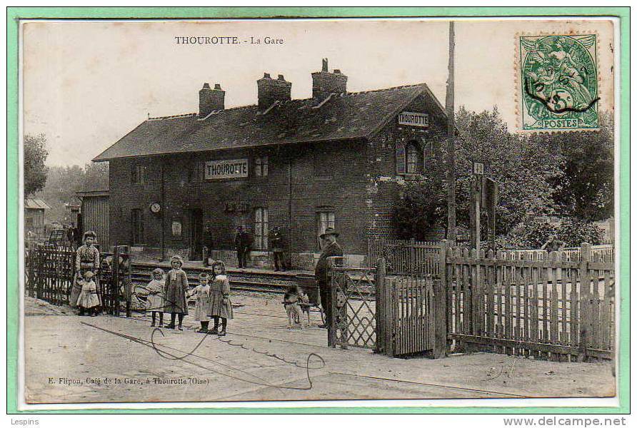 60 - TOUROTTE --   La Gare - Thourotte