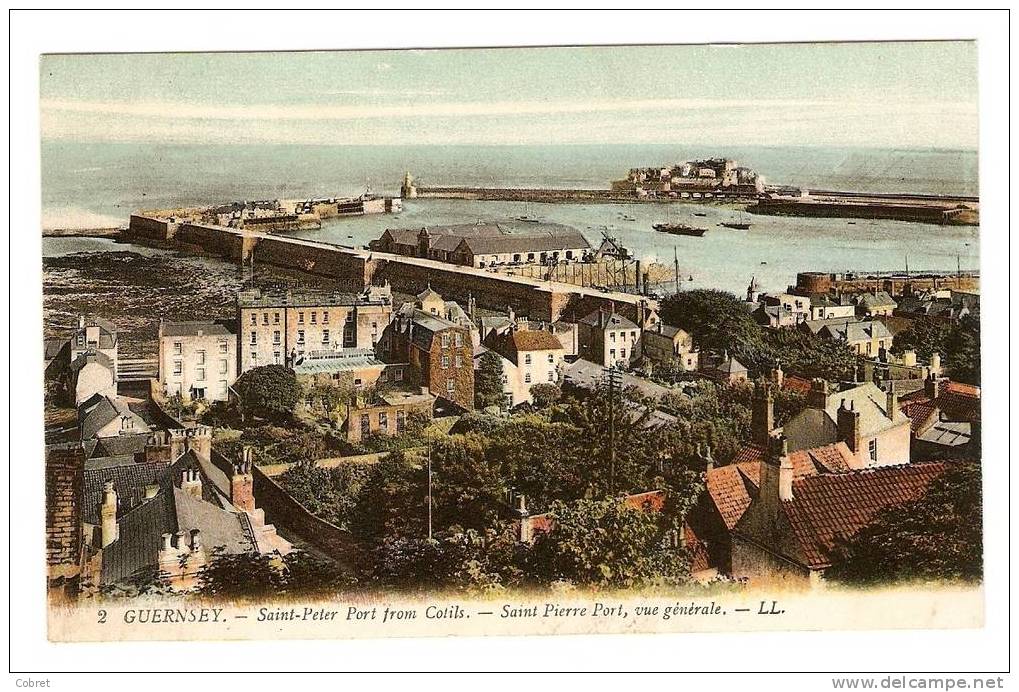 Saint-Pierre Port, Vue Générale - Guernsey