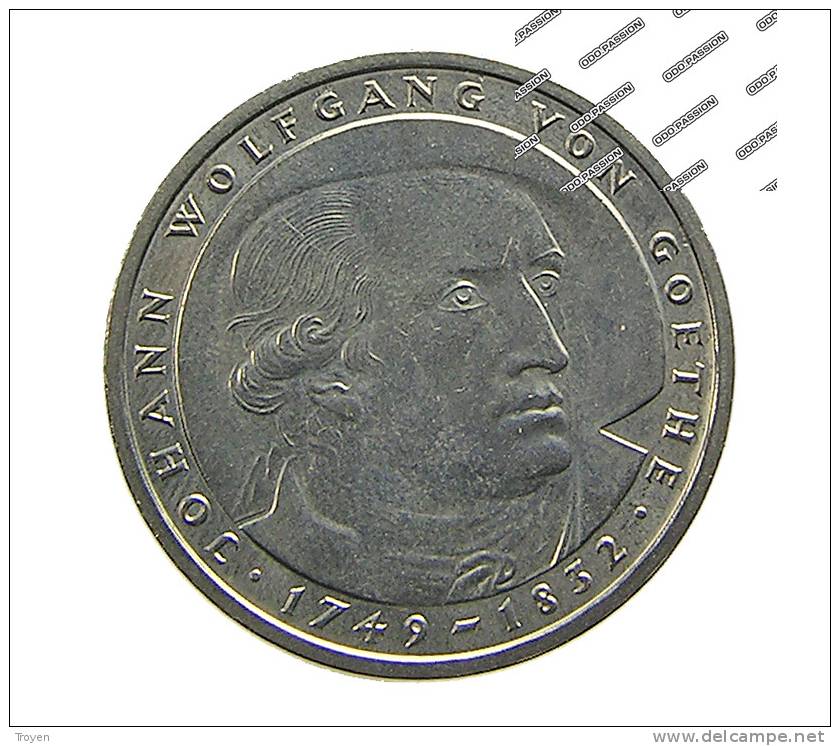 Allemagne - 5 Mark - 1982   -  Johann Wolfgang Von Goethe -  Argent -  Sup - 5 Mark