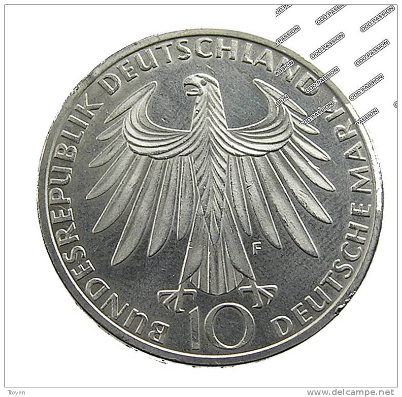 Allemagne - 10 Mark - 1972 F -  J.O. Munchen -  Athlètes - Argent -  TTB+ - Verzamelingen