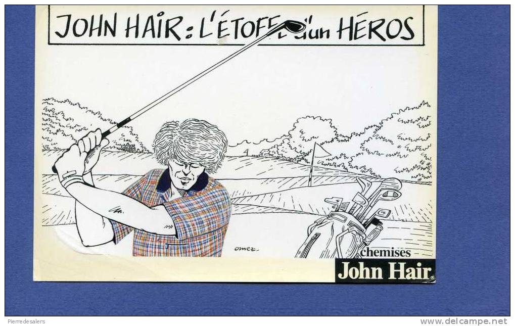 Sport - Golf - Golfeur - Club - Publicité Pour Chemises John Hair - - Golf