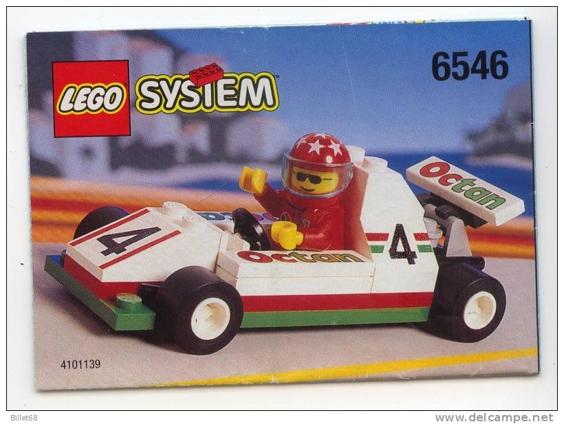 Plan Lego System 6546  Voiture De 1996 - Ontwerpen