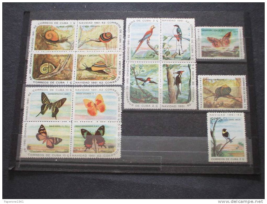 CUBA - 1961 NATALE 15v.-NUOVI(++)-TEMATICHE - Unused Stamps