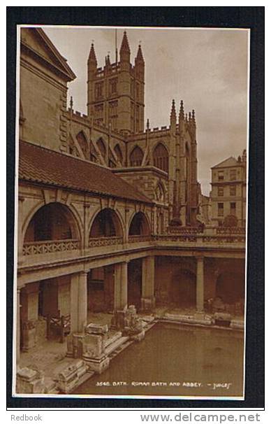 RB 652 -  Judges Real Photo Postcard Bath Roman Bath & Abbey  Somerset - Bath